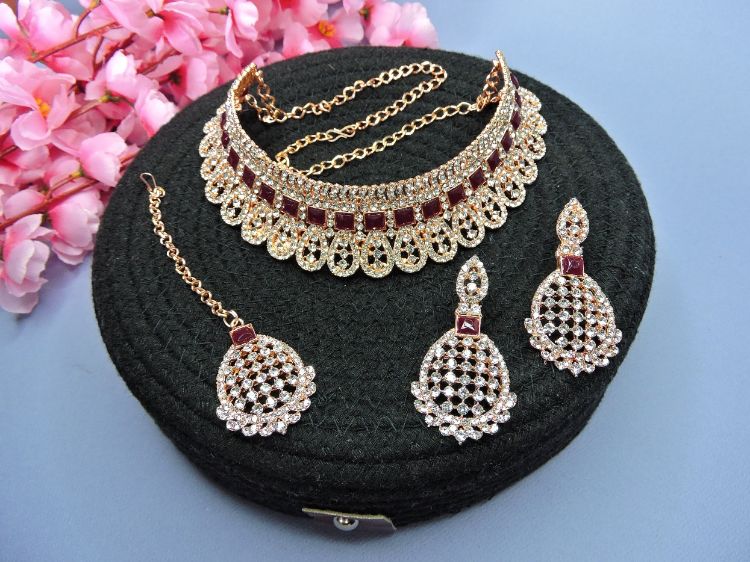 Picture of Marvelous Designer American Diamond Necklace