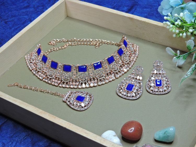 Picture of Radiant Designer American Diamond Necklace