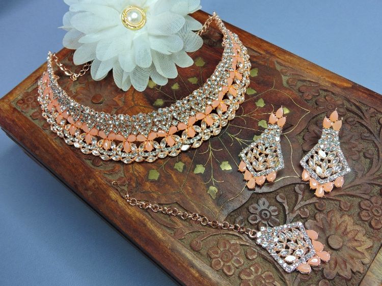 Picture of Admirable Designer American Diamond Necklace