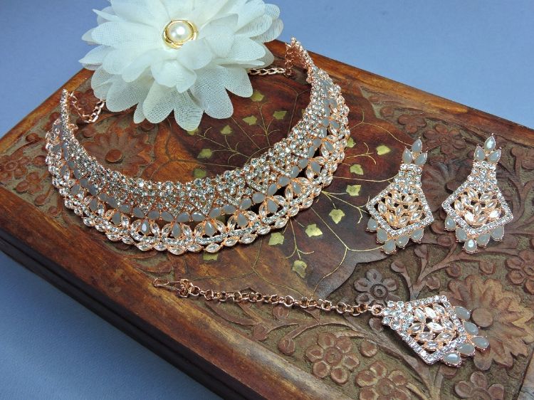 Picture of Admirable Designer American Diamond Necklace