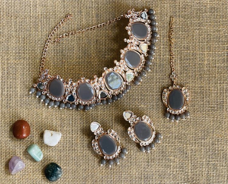 Picture of Bewitching Designer American Diamond Necklace