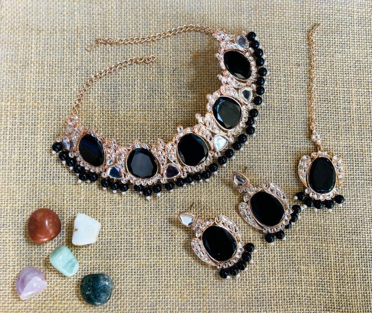 Picture of Radiant Designer American Diamond Necklace