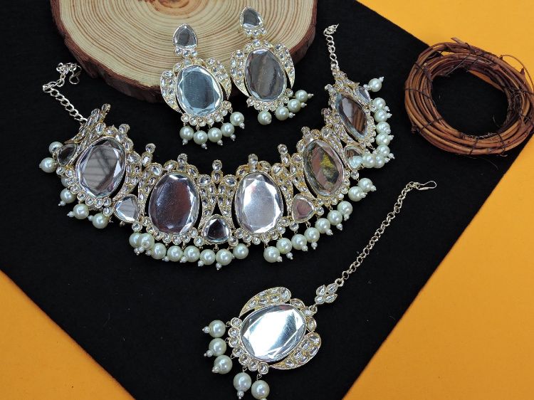 Picture of Sublime Designer American Diamond Necklace