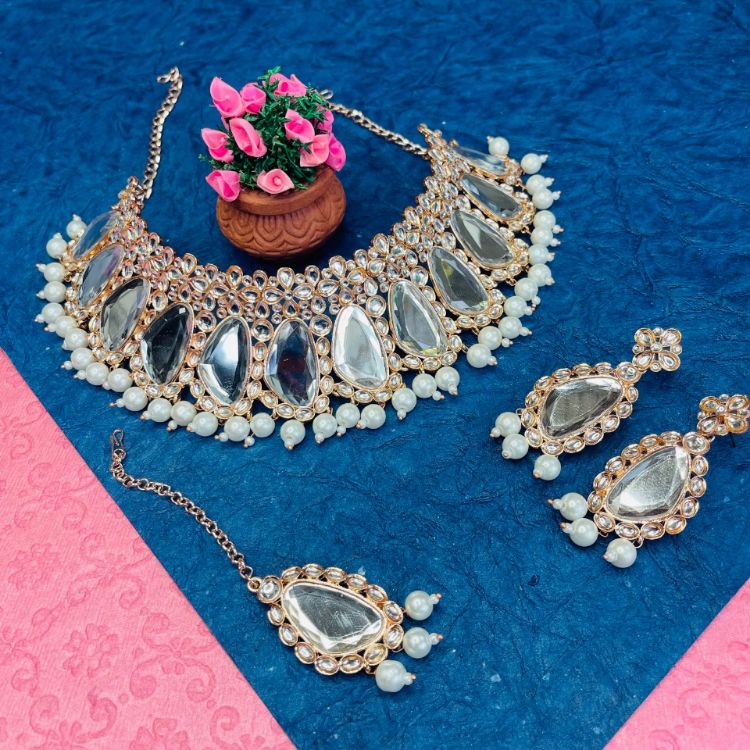 Picture of Radiant Designer American Diamond Necklace