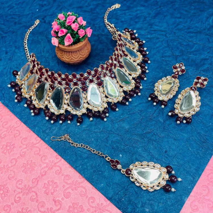 Picture of Ideal Designer American Diamond Necklace