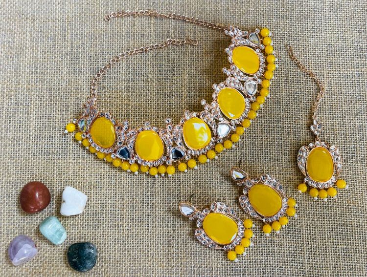 Picture of Good Looking Designer American Diamond Necklace