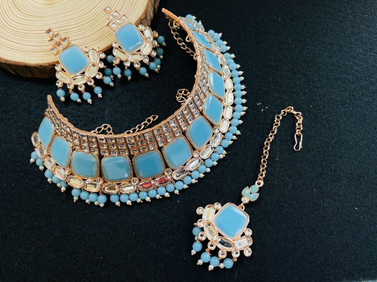 Picture of Ideal Designer American Diamond Necklace