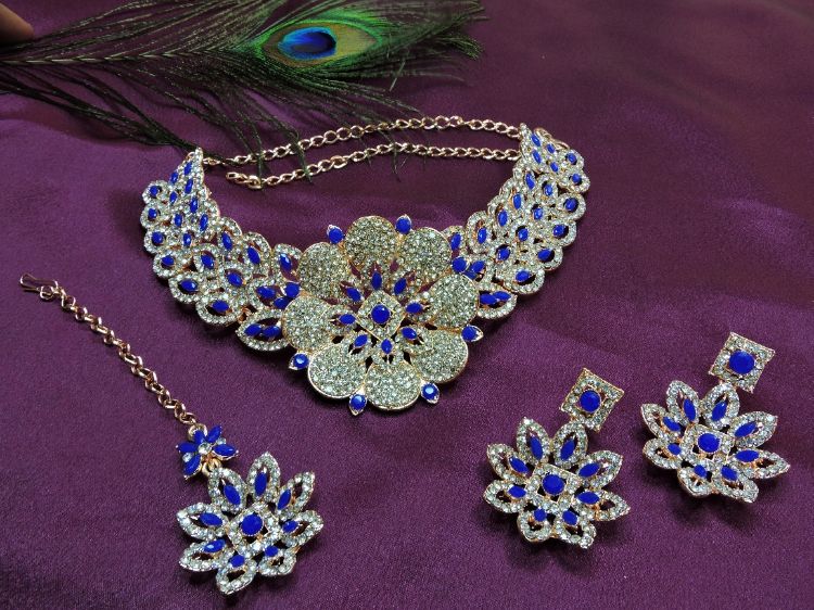 Picture of Ideal Designer American Diamond Necklace