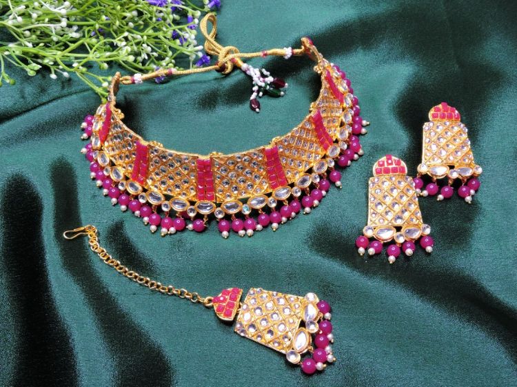 Picture of Beautiful Designer American Diamond Necklace