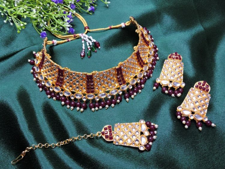 Picture of Bewitching Designer American Diamond Necklace