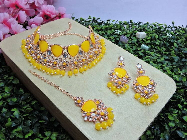 Picture of Superb Designer American Diamond Necklace