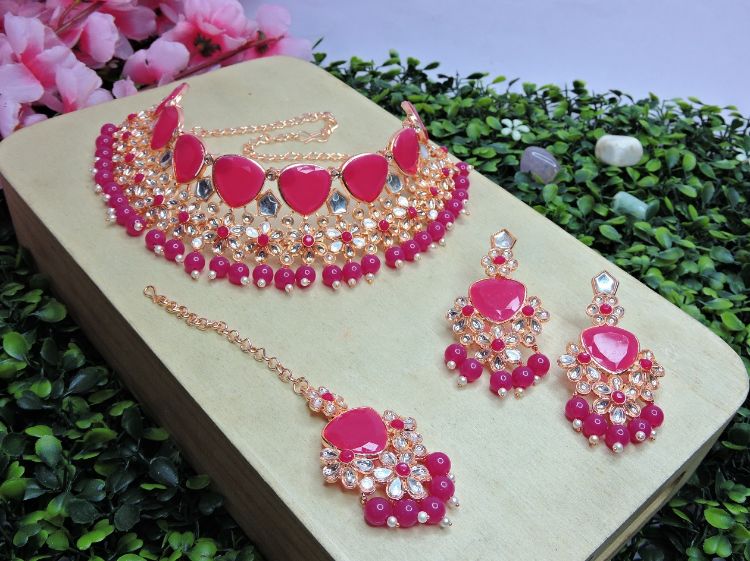 Picture of Sightly Designer American Diamond Necklace