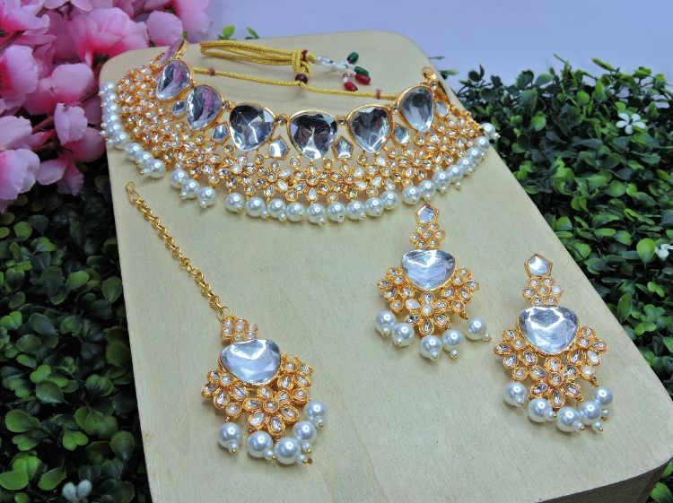 Picture of Radiant Designer American Diamond Necklace