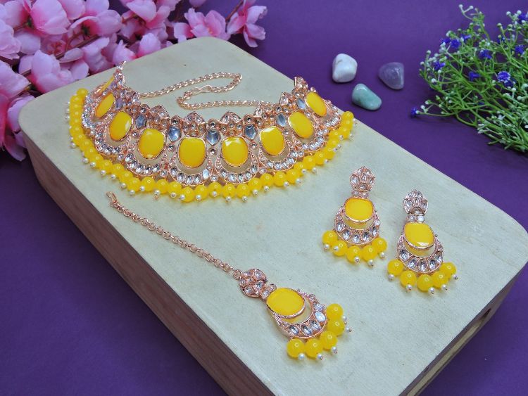 Picture of Stunning Designer American Diamond Necklace