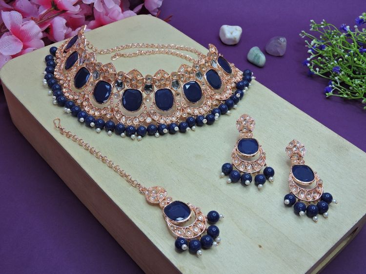 Picture of Charming Designer American Diamond Necklace