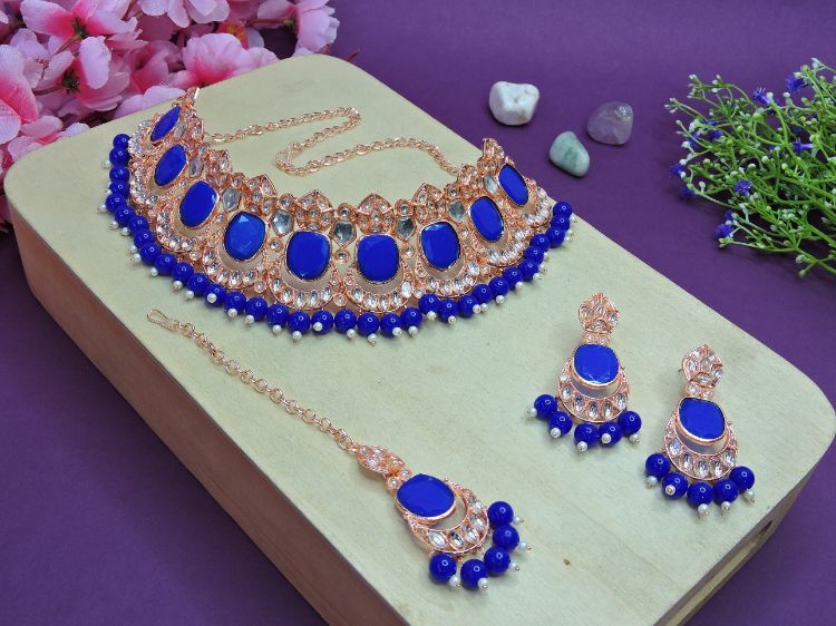 Picture of Lovely Designer American Diamond Necklace