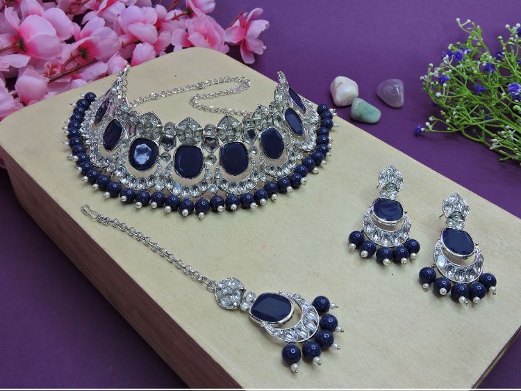 Picture of Classy Designer American Diamond Necklace