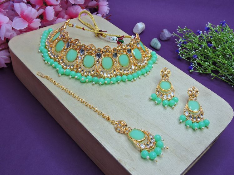 Picture of Pleasing Designer American Diamond Necklace