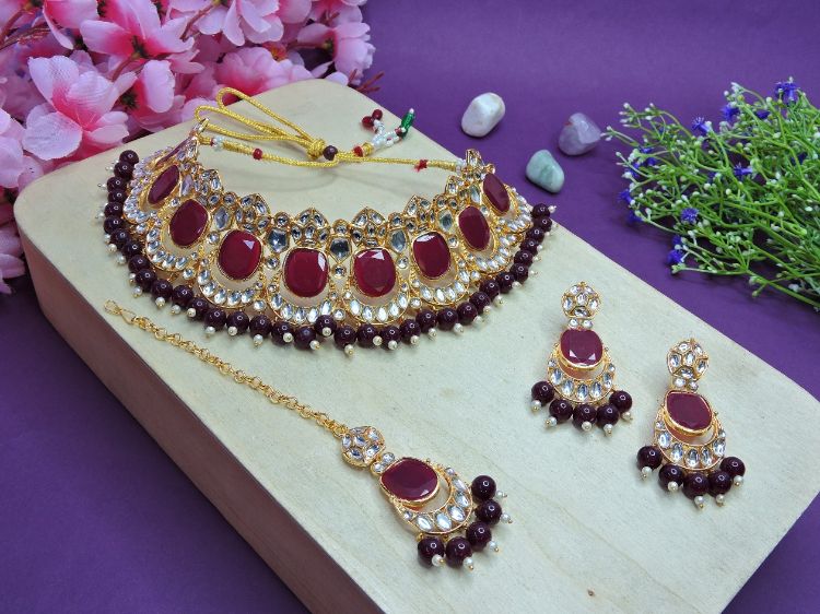 Picture of Nice Designer American Diamond Necklace