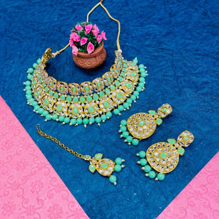 Picture of Beautiful Designer American Diamond Necklace