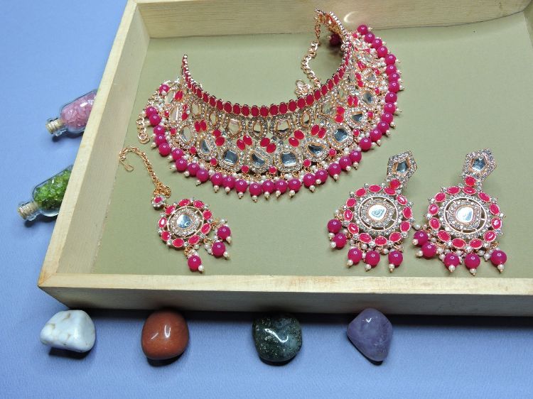 Picture of Sightly Designer American Diamond Necklace