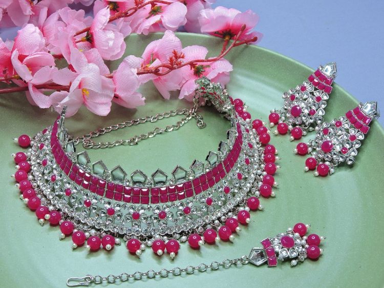 Picture of Excellent Designer American Diamond Necklace