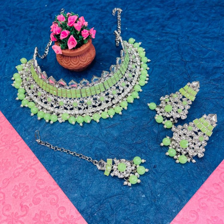 Picture of Beauteous Designer American Diamond Necklace