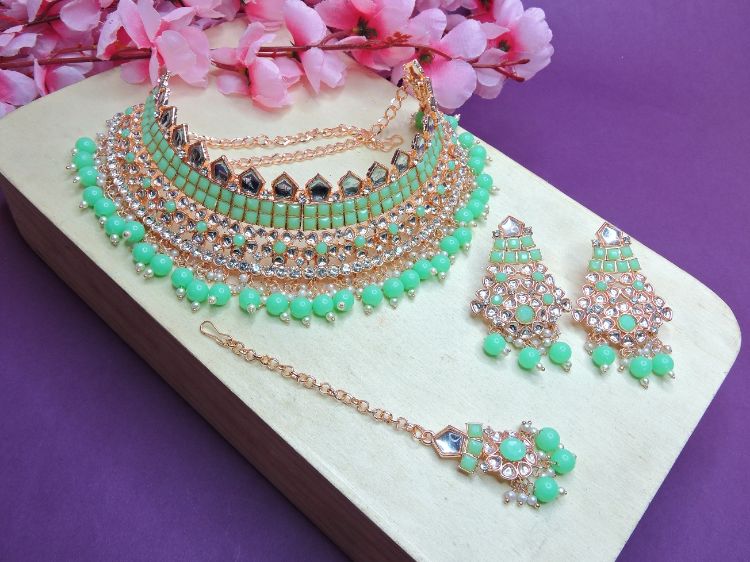 Picture of Pleasing Designer American Diamond Necklace