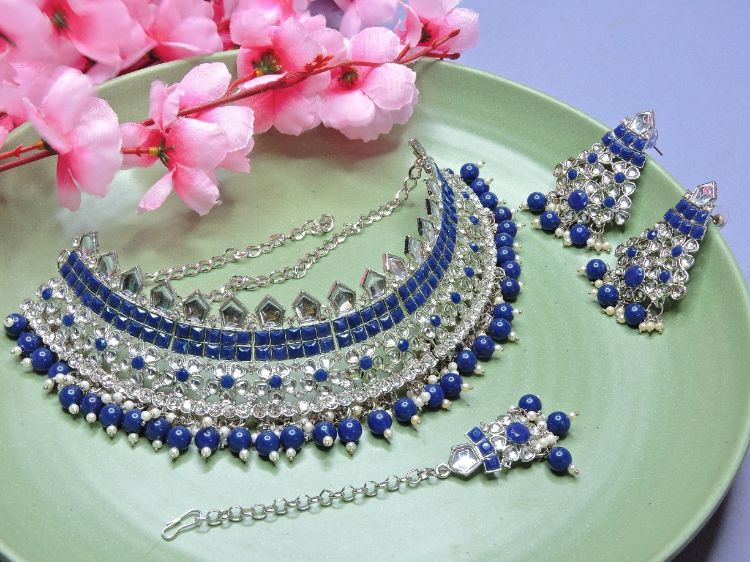 Picture of Beauteous Designer American Diamond Necklace