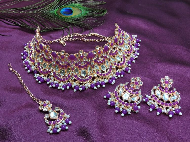 Picture of Good Looking Designer American Diamond Necklace