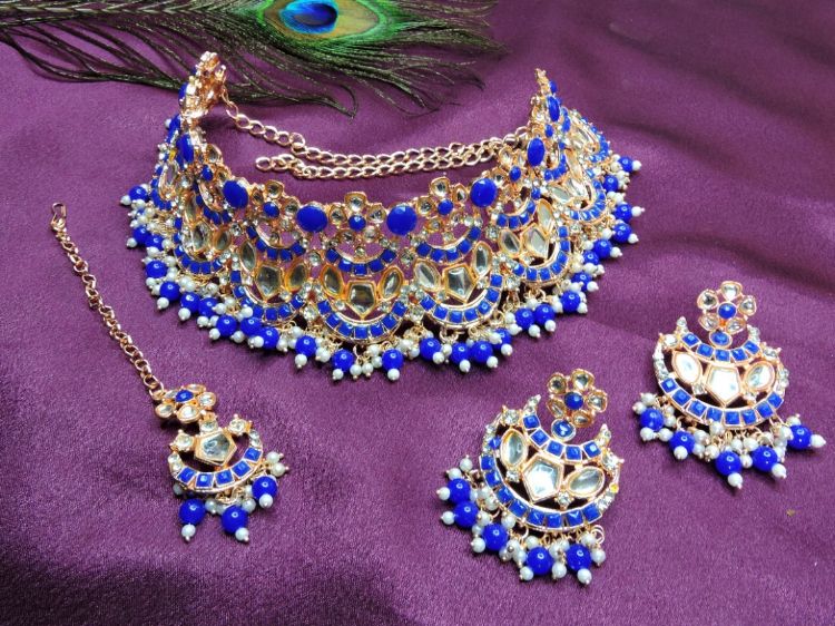 Picture of Magnificent Designer American Diamond Necklace