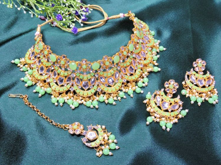 Picture of Sightly Designer American Diamond Necklace