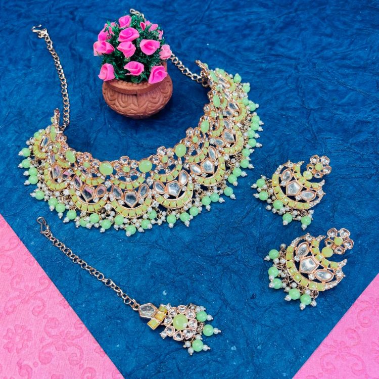 Picture of Graceful Designer American Diamond Necklace