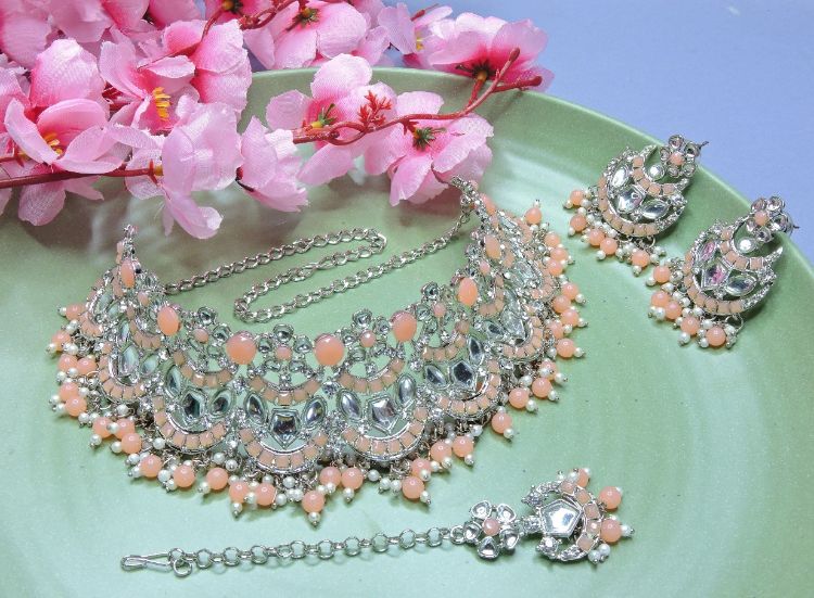 Picture of Excellent Designer American Diamond Necklace