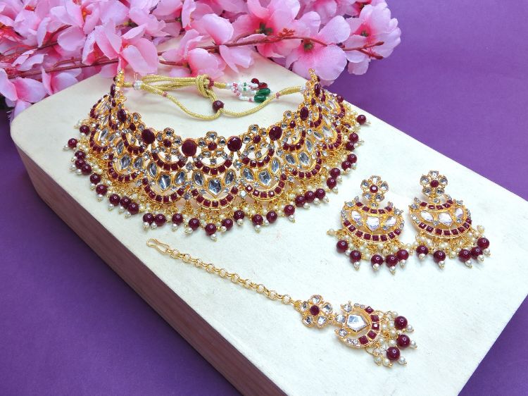 Picture of Radiant Designer American Diamond Necklace