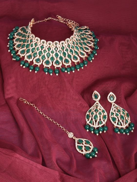 Picture of Alluring Designer American Diamond Necklace