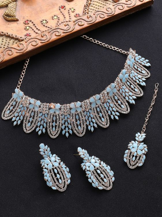 Picture of Pleasing Designer American Diamond Necklace