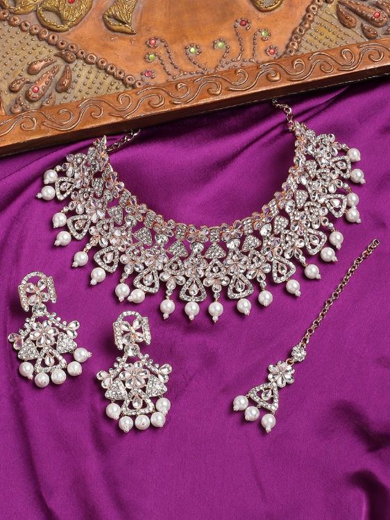 Picture of Sightly Designer American Diamond Necklace