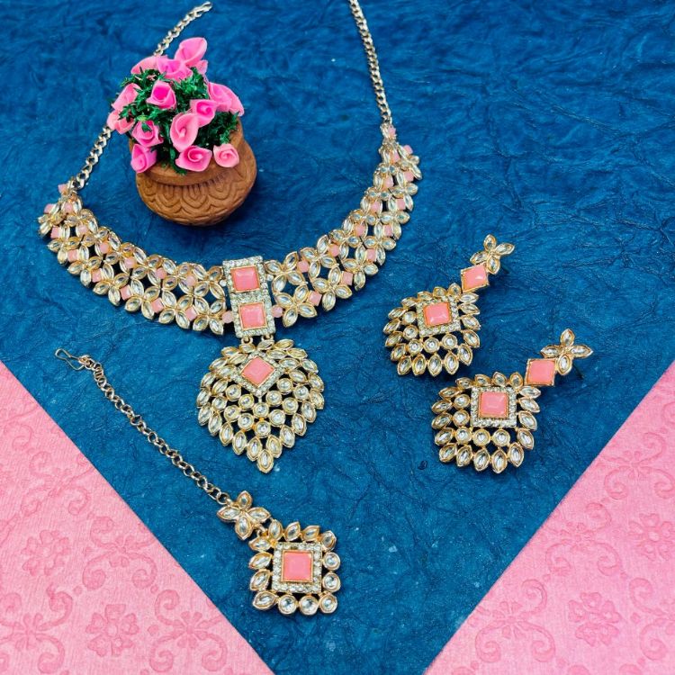 Picture of Sightly Designer American Diamond Necklace