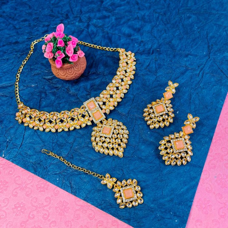 Picture of Taking Designer American Diamond Necklace