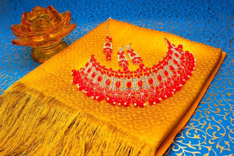 Picture of Nice Designer American Diamond Necklace