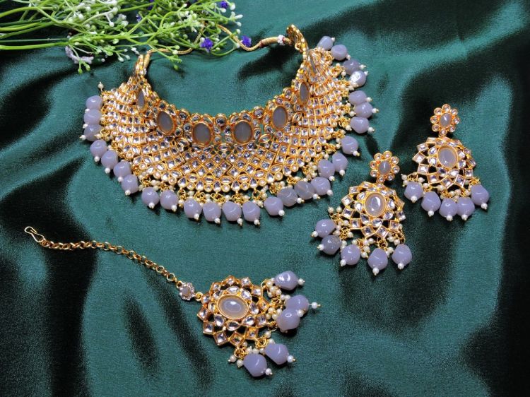 Picture of Alluring Designer American Diamond Necklace