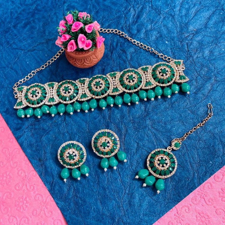 Picture of Admirable Designer American Diamond Necklace