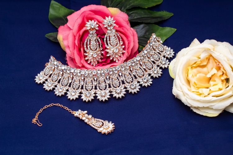 Picture of Admirable Designer American Diamond Necklace