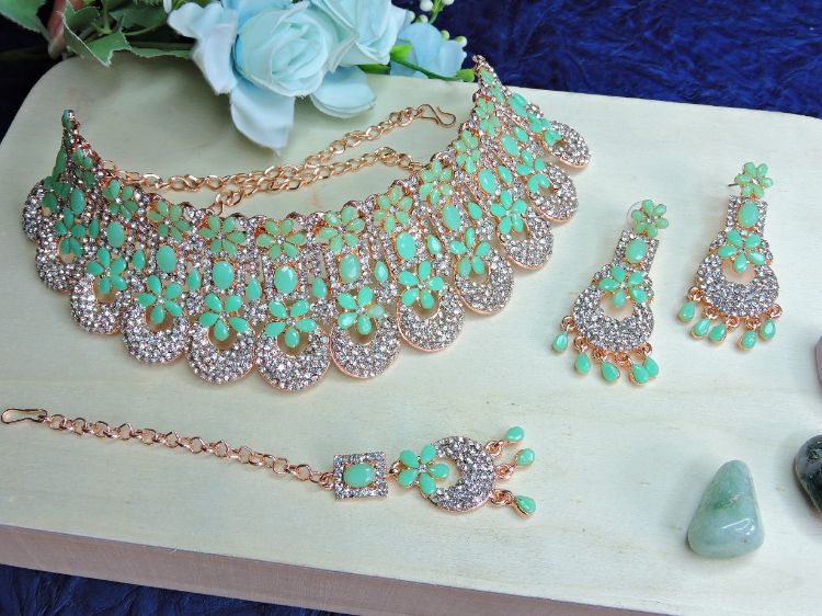 Picture of Grand Designer American Diamond Necklace