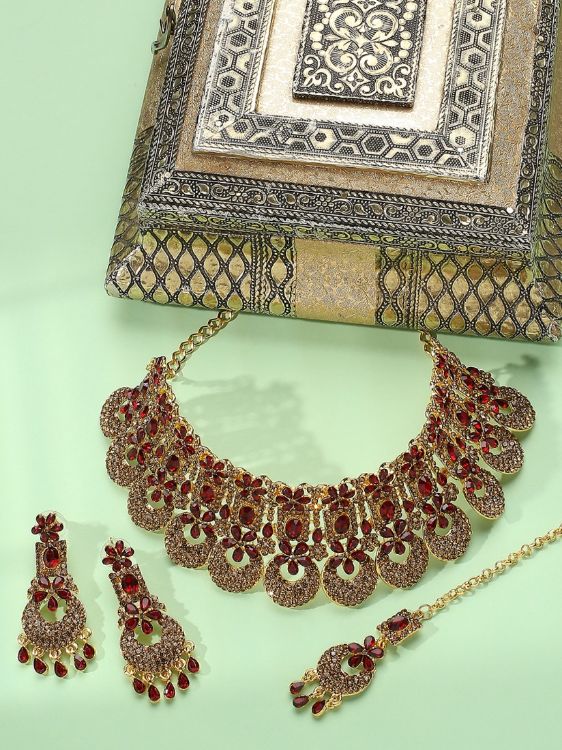 Picture of Good Looking Designer American Diamond Necklace