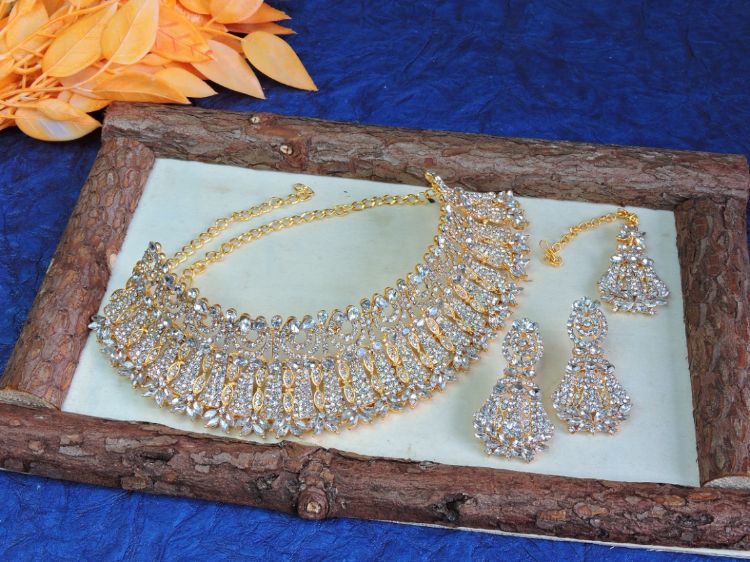 Picture of Sublime Designer American Diamond Necklace