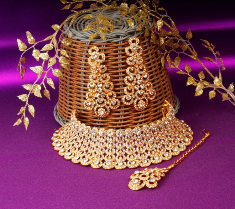 Picture of Taking Designer American Diamond Necklace