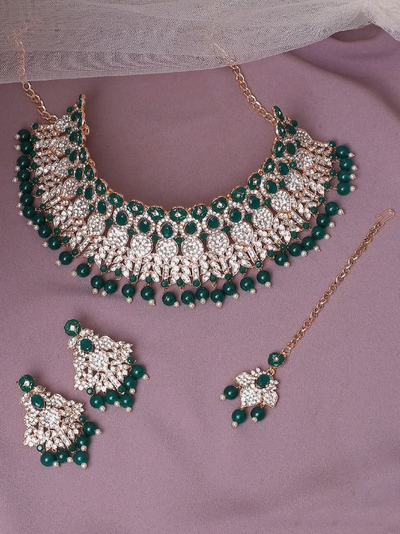 Picture of Classy Designer American Diamond Necklace