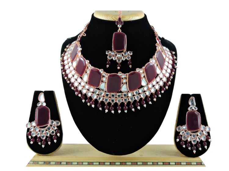 Picture of Superb Designer American Diamond Necklace